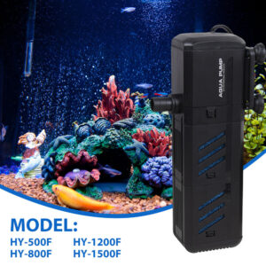 4 In 1 Aquarium Fish Tank Filter Water Internal Purifier Filter Oxygen Wave