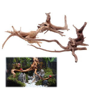 Aquarium decoration sinking wood perch root