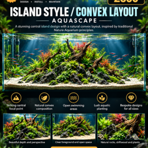 The Island Style / Convex Layout Aquascape