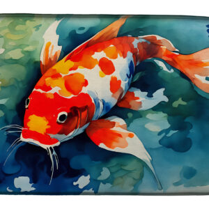Koi Fish Dish Drying Mat