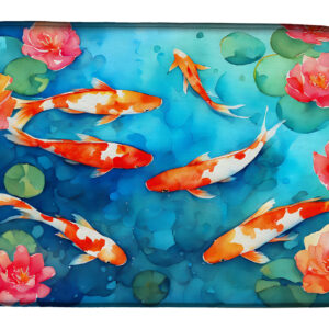 Koi Fish Dish Drying Mat