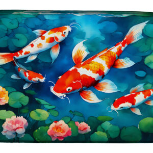 Koi Fish Dish Drying Mat
