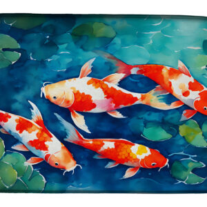 Koi Fish Dish Drying Mat