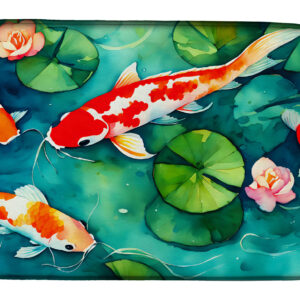 Koi Fish Dish Drying Mat