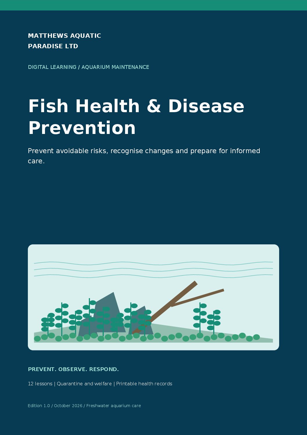 Fish_Health_and_Disease_Prevention - Matthews Aquatic Paradise Ltd | Award-Winning Aquascapes & Aquariums UK