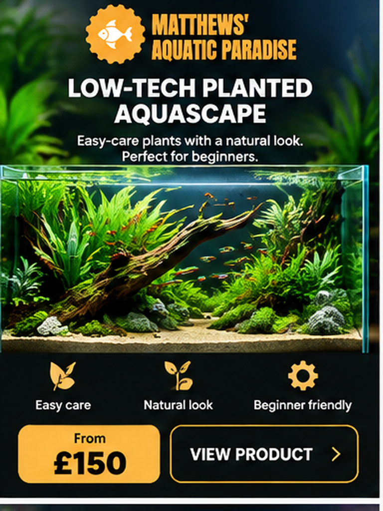 Low-Tech_Planted_WooCommerce - Matthews Aquatic Paradise Ltd | Award-Winning Aquascapes & Aquariums UK