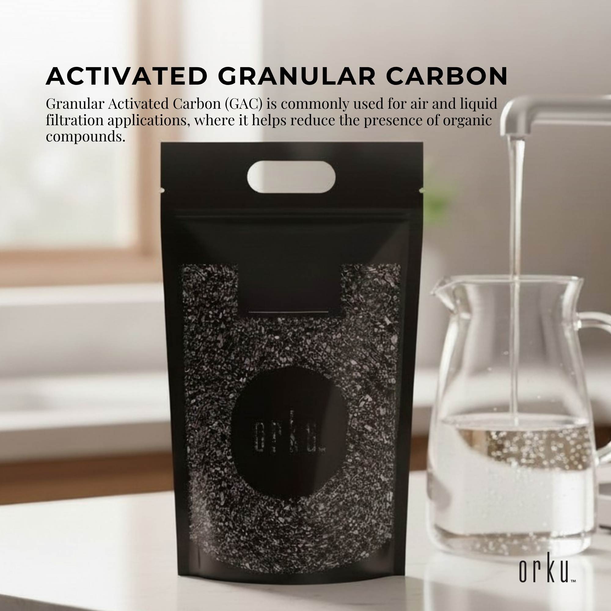 Orku-Bulk-20Kg-Granular-Activated-Carbon-GAC-Coconut-Shell-Charcoal-Filtration-2_faa00b6djpg - Matthews Aquatic Paradise Ltd | Award-Winning Aquascapes & Aquariums UK