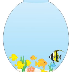 SHAPES ETC. Large Notepad - Aquarium