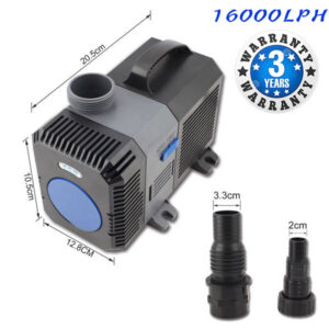 NNEDSZ 140W 16000L/H Submersible Aquarium Fountain Pond Marine Water Pump Fish Tank NEW