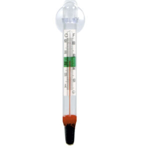 Glass Aquarium Thermometer with Suction Cup
